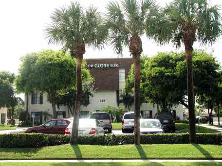 Globe Building 745-the Center Building, three stories housing the Executive Conference Room